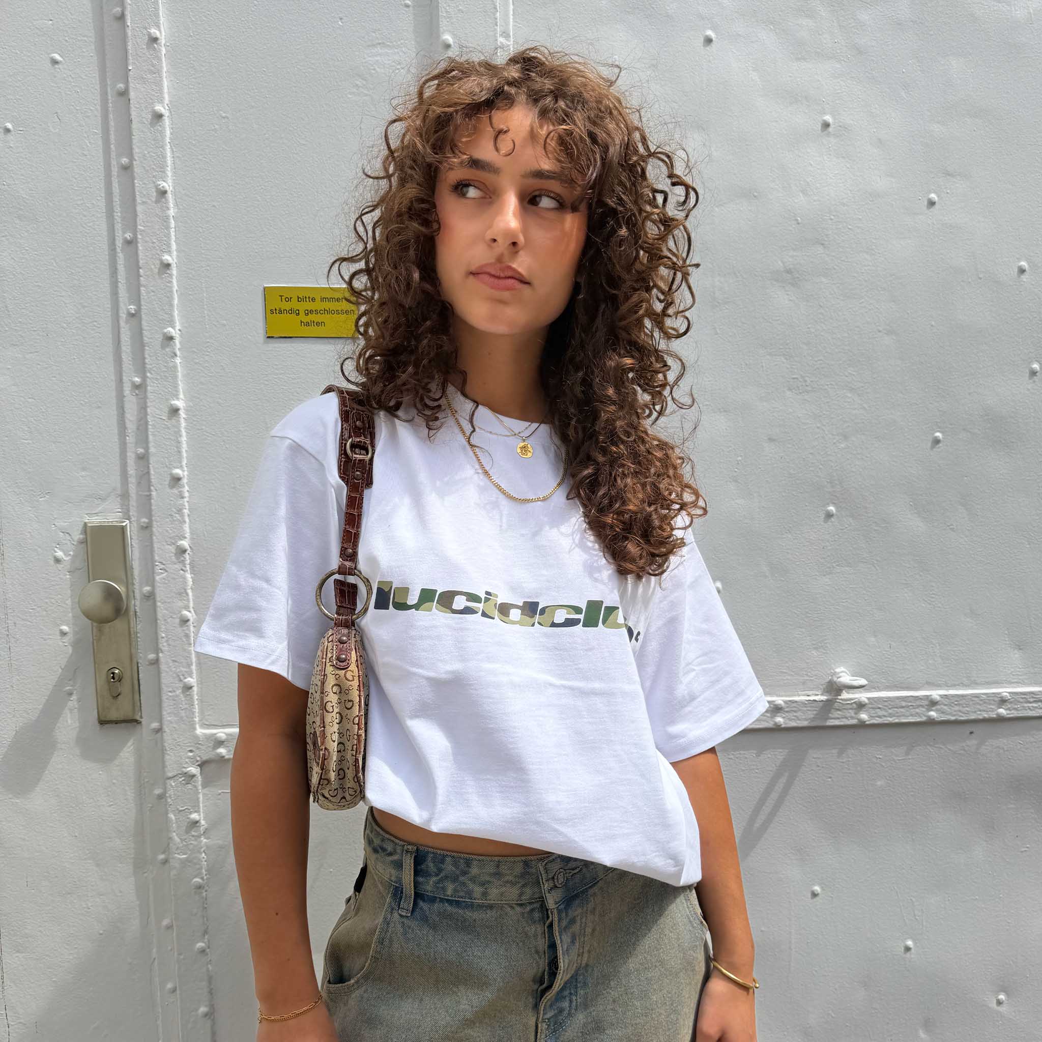 Camo Logo T-Shirt "White" - Image 3