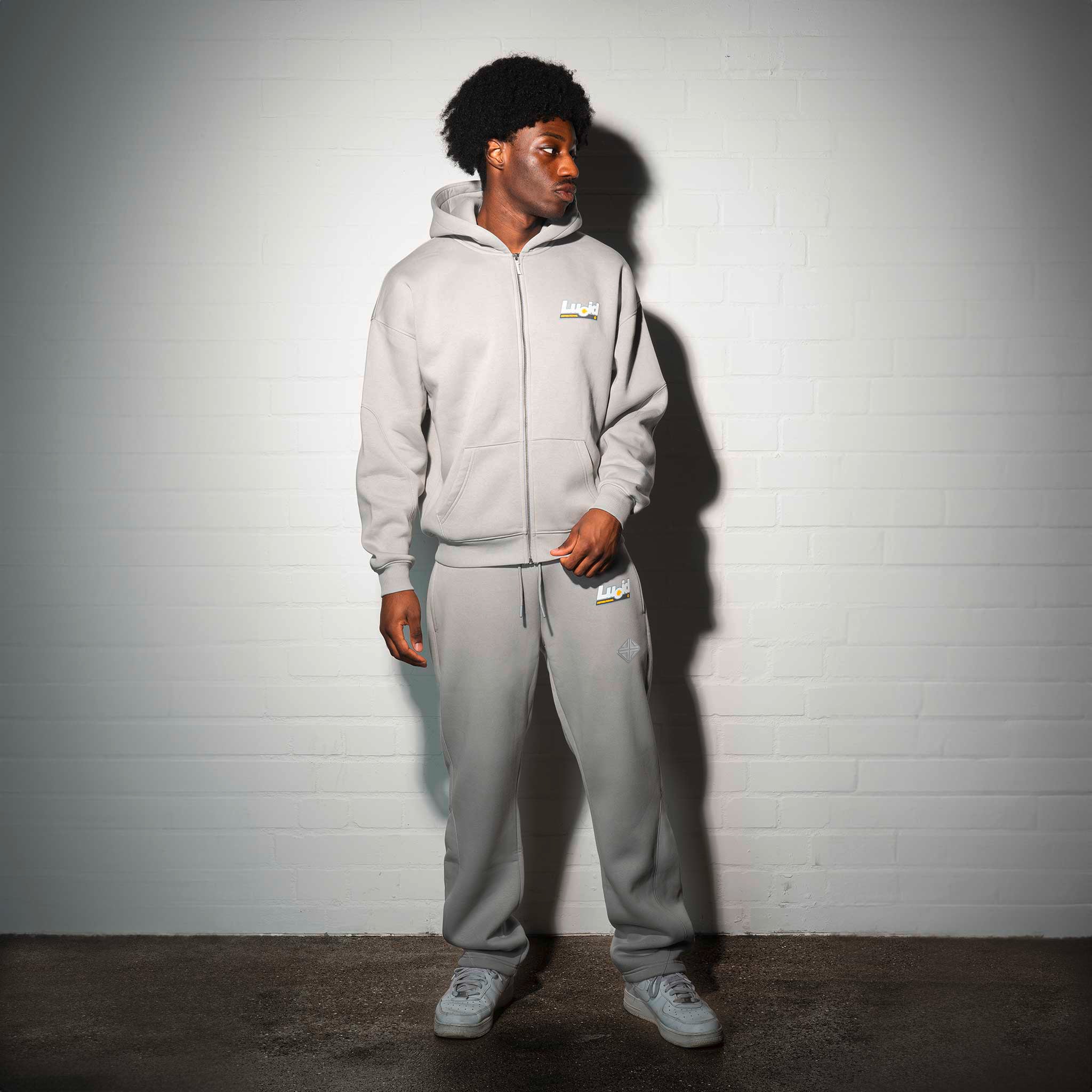 LOA Zip-Hoodie "Grey" - Image 4