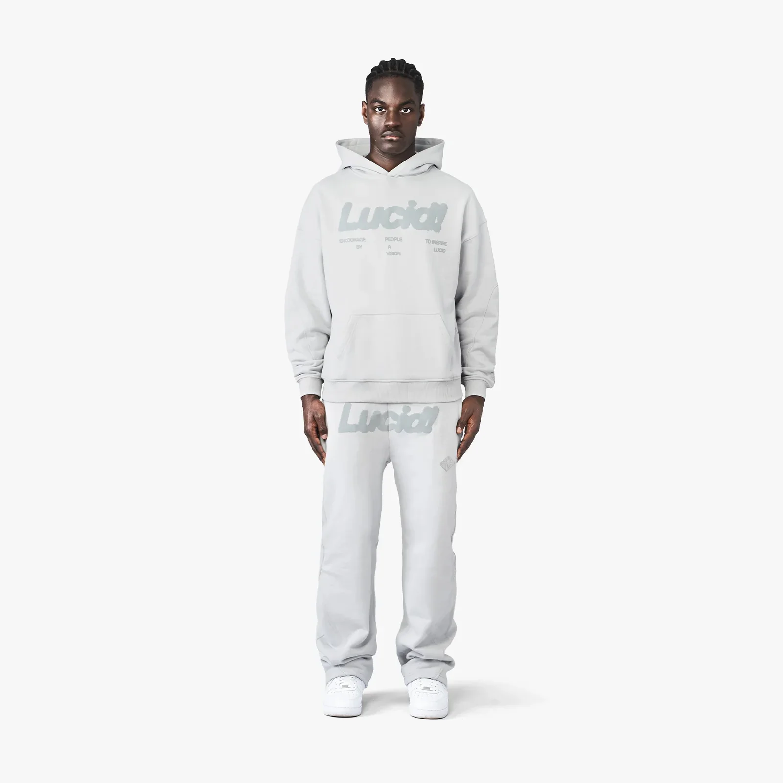 Lucid! Hoodie Grey/Grey - Image 3