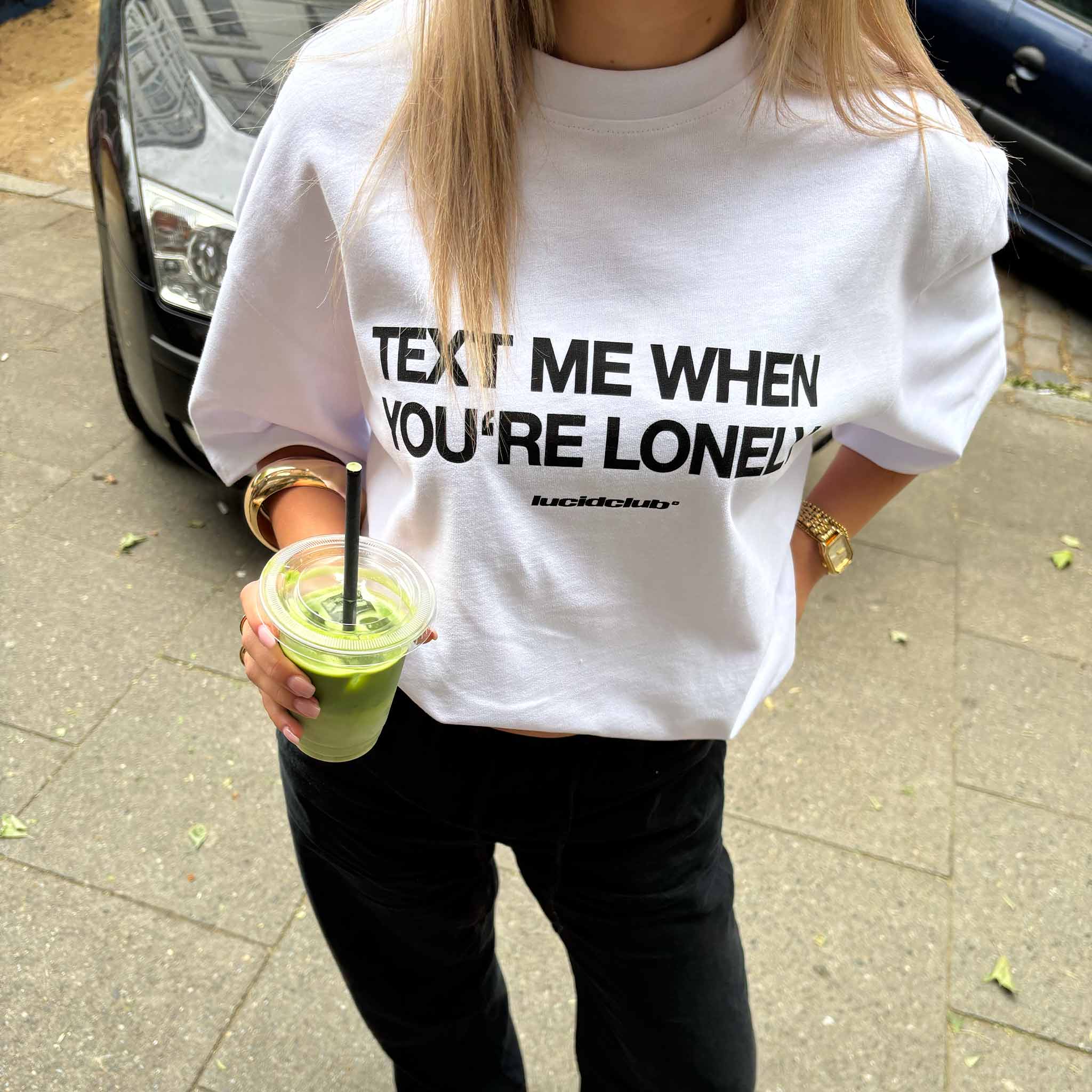 Text Me T-Shirt "White" - Image 5